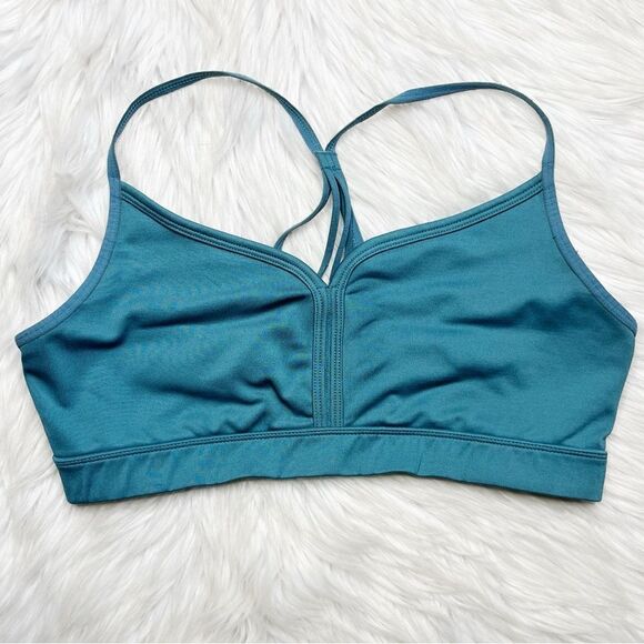 Champion Strappy Athletic Sports Bra Blue Size Large - Picture 1 of 3